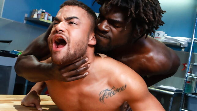 Gay Xnxx - Doggy and cowboy pleasures via BBC black
